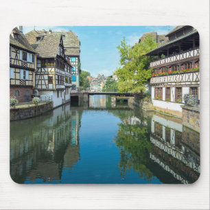 Strasbourg France canal Mouse Mat