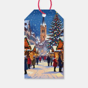 Strasbourg, France Christmas Market Gift Tags