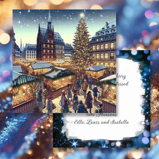 Strasbourg, France | Personalised Christmas Holiday Card (Creator Uploaded)