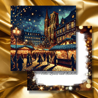 Strasbourg, France | Personalised Christmas Holiday Card