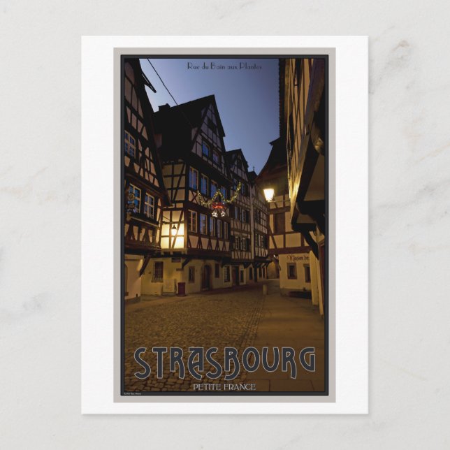 Strasbourg - Petite France Early Morning Postcard (Front)