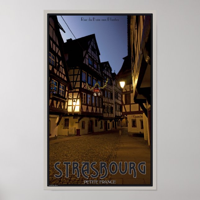 Strasbourg - Petite France Early Morning Poster (Front)