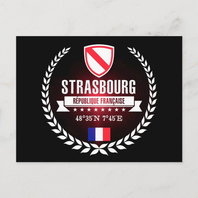 Strasbourg Postcard (Front)