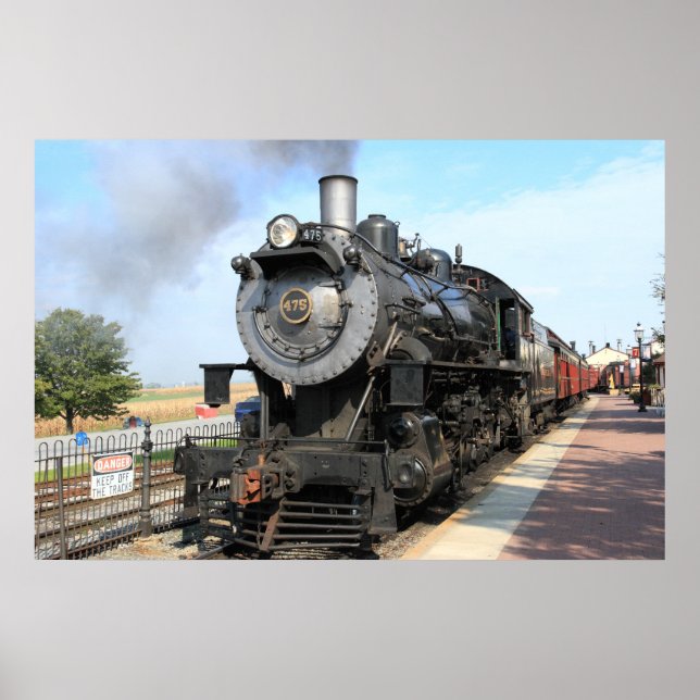 Strasburg Railroad Steam Engine Poster (Front)
