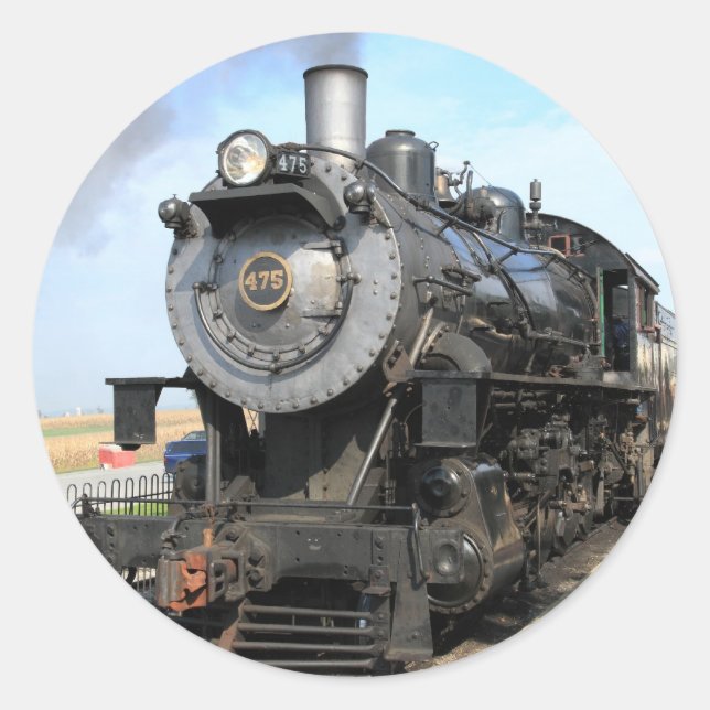 Strasburg Steam Engine Stickers (Front)