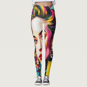 “Strasha” - Gloss Pop Collage Dream Leggings