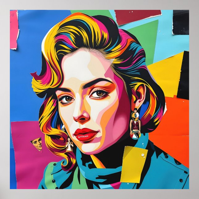 “Strasha” - Gloss Pop Collage Dream Poster (Front)