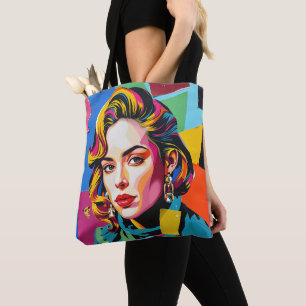 “Strasha” - Gloss Pop Collage Dream Tote Bag