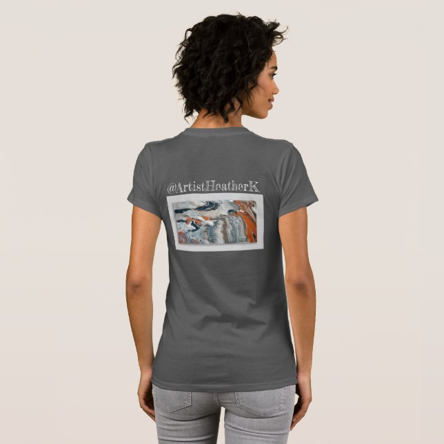 strata american apparel womans tshirt (snug fit) (Back Full)