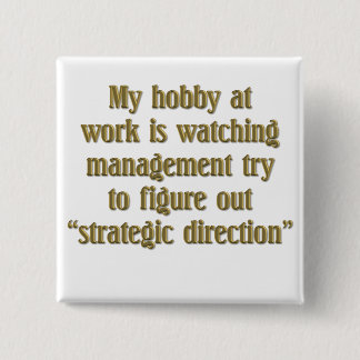 Strategic Direction 15 Cm Square Badge