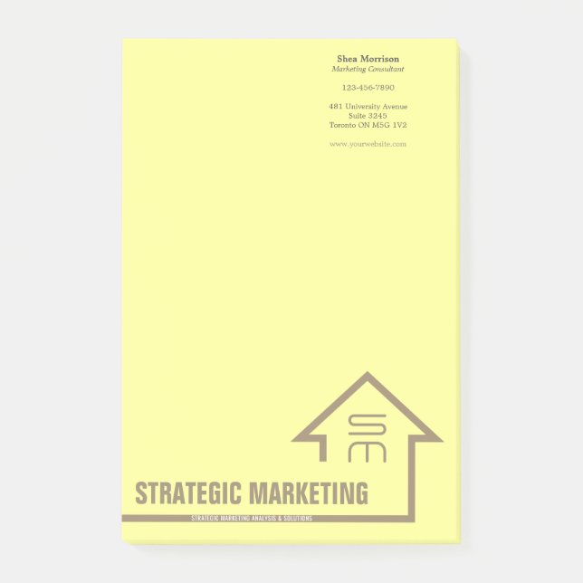 Strategic Marketing Notes (Front)