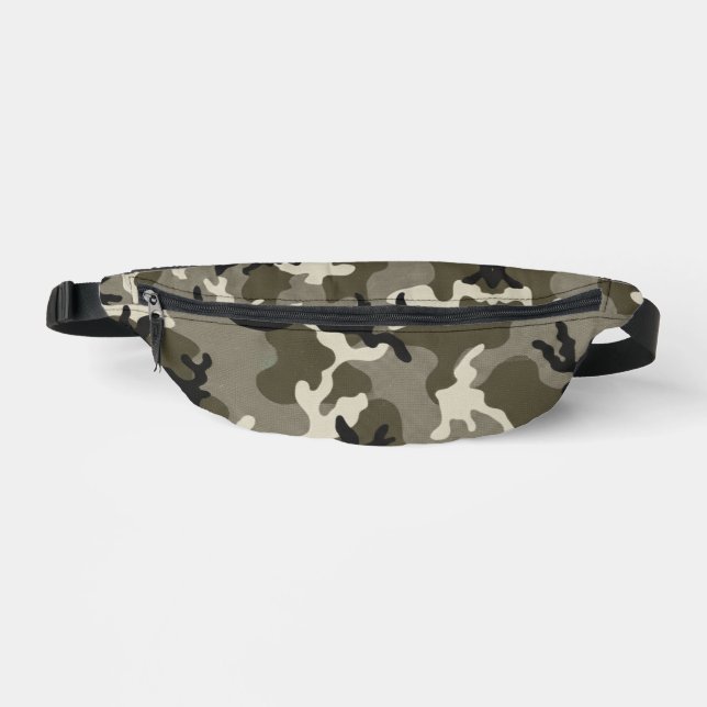 Strategic Military Camouflage Pattern Bum Bags (Front)