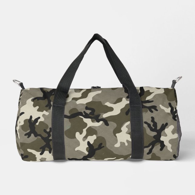 Strategic Military Camouflage Pattern Duffle Bag (Front)