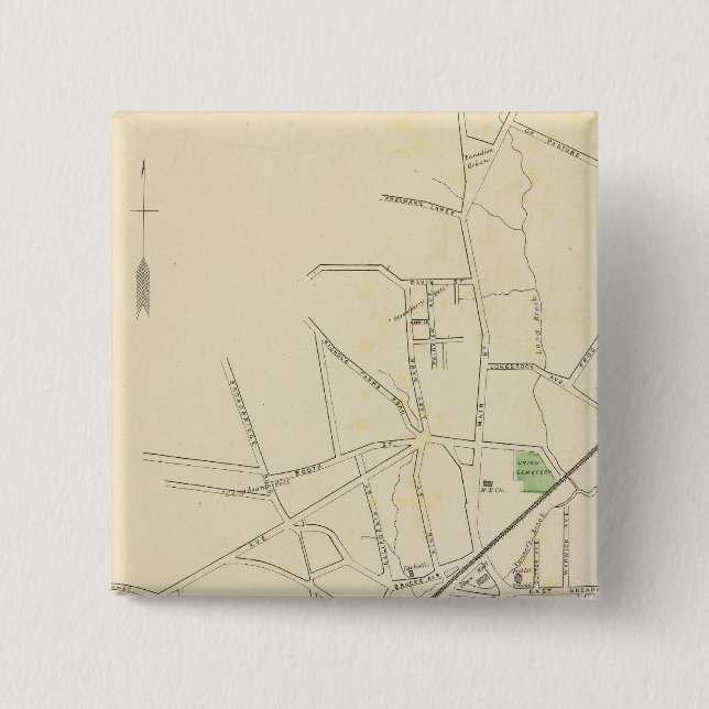 Stratford 15 Cm Square Badge (Front)