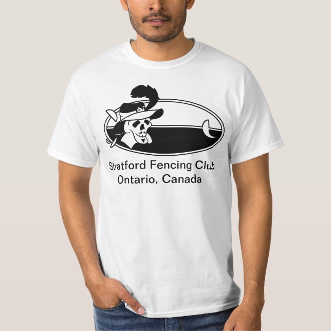 Stratford Fencing Club big logo T-Shirt (Front)