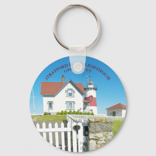 Stratford Point Lighthouse, Connecticut Keychain