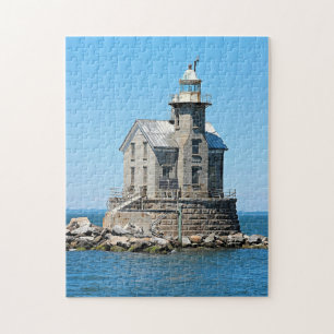 Stratford Shoal Lighthouse, Connecticut Jigsaw Puzzle