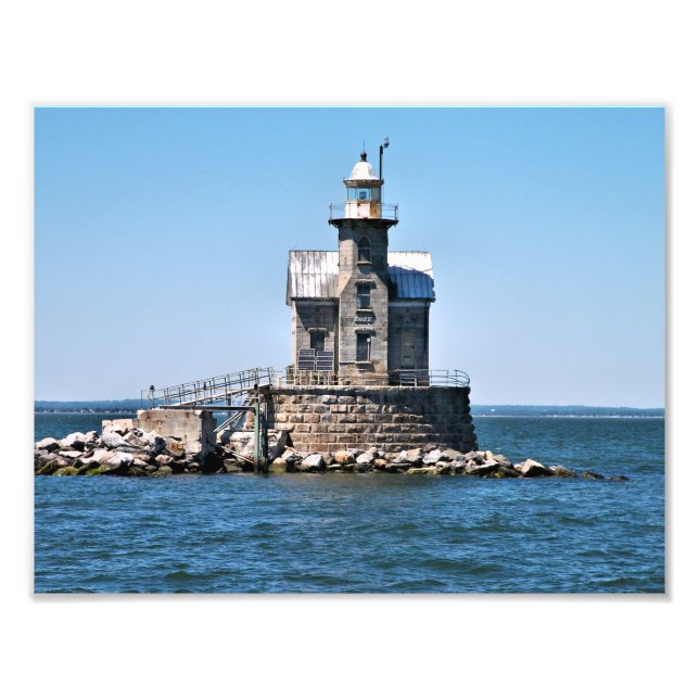 Stratford Shoal Lighthouse, Connecticut Photo Print (Front)