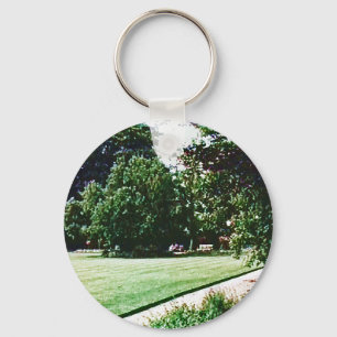Stratford-upon-Avon England Garden snap-28838 jGib Key Ring