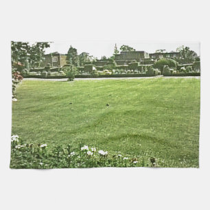 Stratford-upon-Avon England On-The-Green jGibney Tea Towel