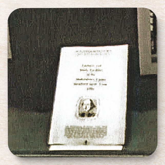 Stratford-upon-Avon Shakespeare's Artifacts2 jGib Coaster (Front)