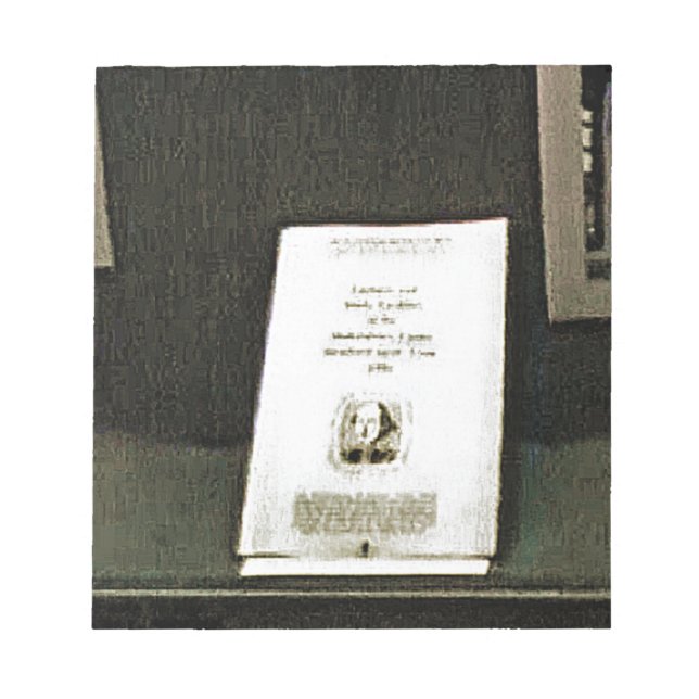 Stratford-upon-Avon Shakespeare's Artifacts2 jGib Notepad (Front)
