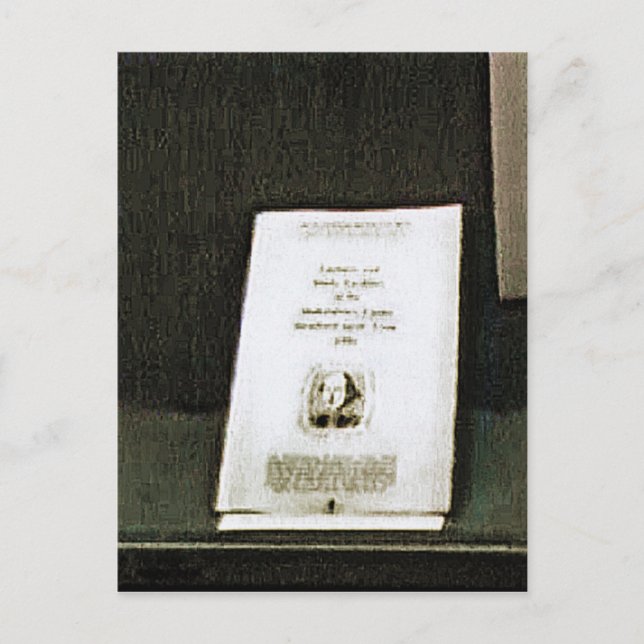 Stratford-upon-Avon Shakespeare's Artifacts2 jGib Postcard (Front)