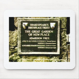 Stratford-upon-Avon  Shakespeare's Birth jGibney Mouse Mat