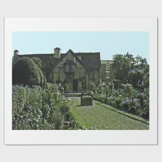 Stratford-upon-Avon Shakespeare's Birthplace jGibn Wrapping Paper