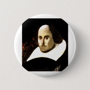 Stratford-upon-Avon Shakespeare's Portrait jGibne 6 Cm Round Badge