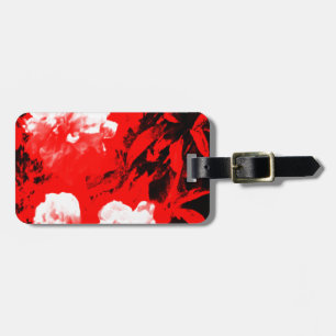 Stratford-upon-Avon White Flowers In The Red jGibn Luggage Tag