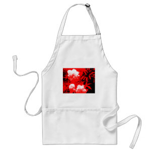 Stratford-upon-Avon White Flowers In The Red jGibn Standard Apron