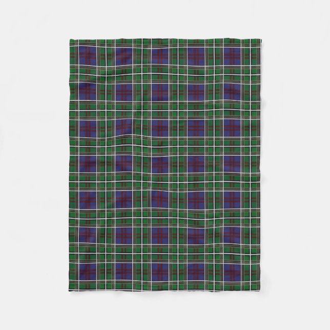 Strathclyde University Tartan Fleece Blanket (Front)