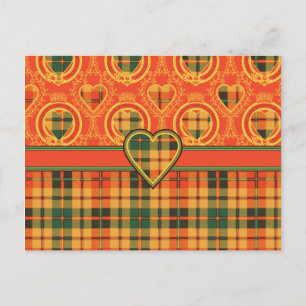 Strathearn Scottish Tartan Postcard