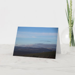 Strathmore Valley in Winter Holiday Card