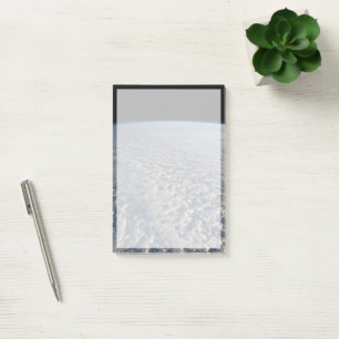 Stratocumulus Clouds Above The Pacific Ocean. Post-it Notes