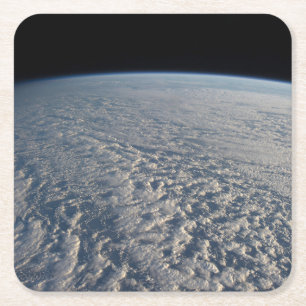 Stratocumulus Clouds Above The Pacific Ocean. Square Paper Coaster