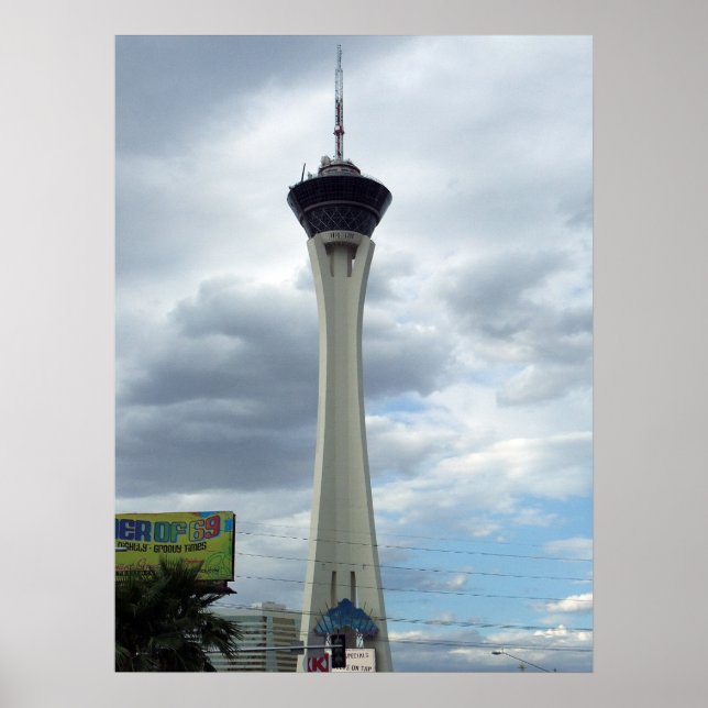 Stratosphere Las Vegas Closeup Poster (Front)
