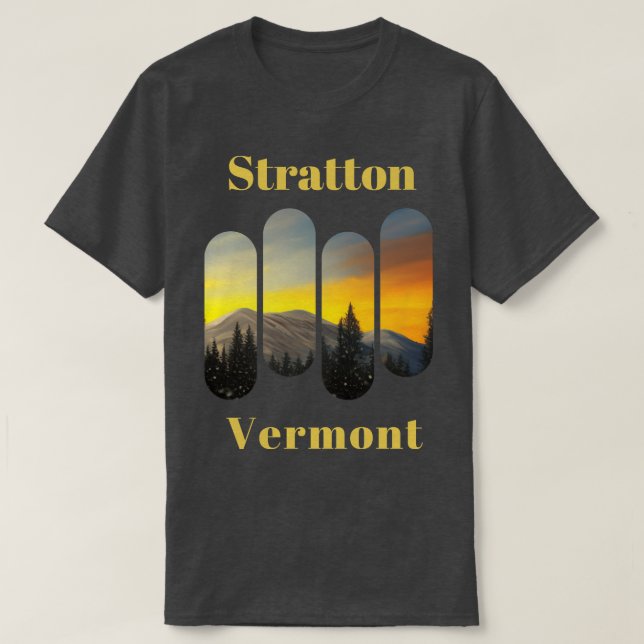 Stratton ski Vermont 2 T-Shirt (Design Front)