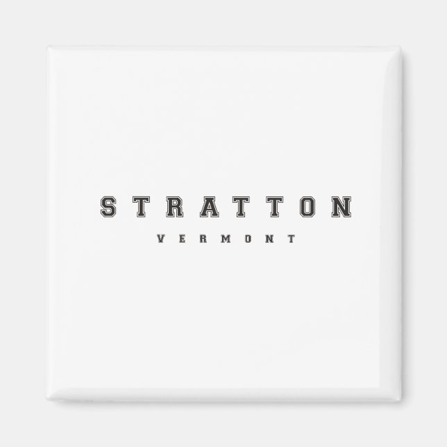 Stratton Vermont Magnet (Front)