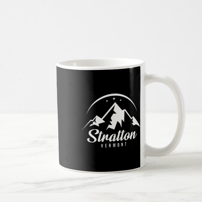 Stratton Vermont Ski Resort Skiing Snowboarding  Coffee Mug (Right)