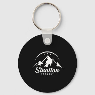 Stratton vermont ski resort skiing snowboarding key ring