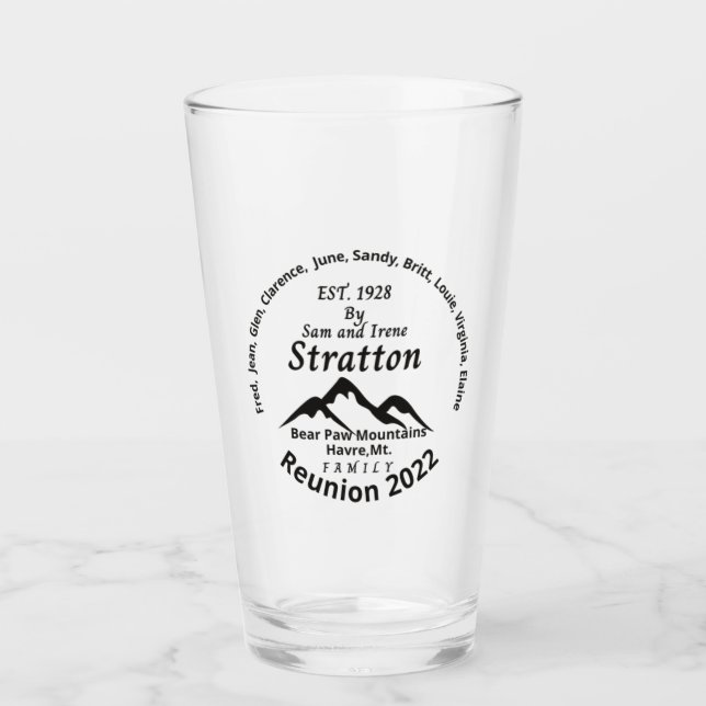 Stratton's Reunion 2022   Glass (Front)