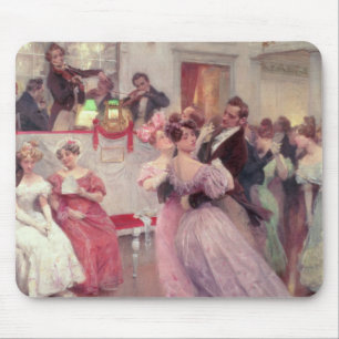 Strauss and Lanner - The Ball, 1906 Mouse Mat