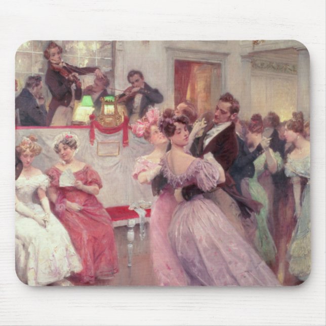 Strauss and Lanner - The Ball, 1906 Mouse Mat (Front)