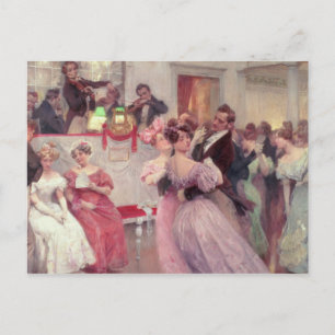 Strauss and Lanner - The Ball, 1906 Postcard