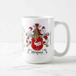 Strauss Family Coat of Arms Coffee Mug