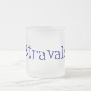 Stravale Frosted Glass Coffee Mug