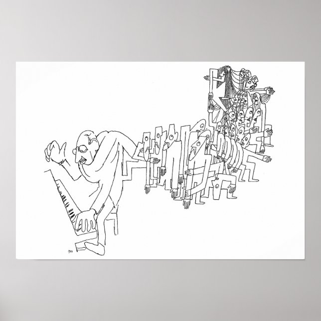Stravinsky Piano Poster (Front)