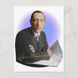 Stravinsky Signature Postcard